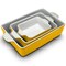 Nutrichef Ceramic Bakeware Yellow NCCREX62 - alternate 1